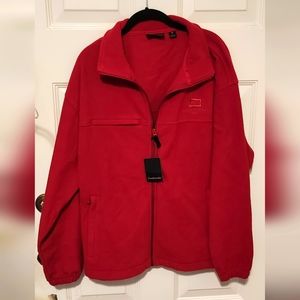 Dunbrooke Men's Long Sleeve Pullover Feece Jacket Size M Red NWT